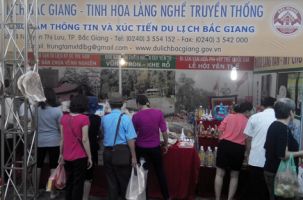 Bắc Giang tham gia Liên hoan Văn hóa, Du lịch làng nghề truyền thống Hà Nội năm 2015 