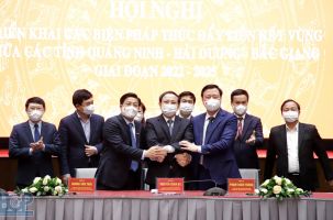 Hội nghị triển khai các biện pháp thúc đẩy liên kết vùng giữa các tỉnh Bắc Giang - Quảng Ninh - Hải Dương giai đoạn 2022 - 2025