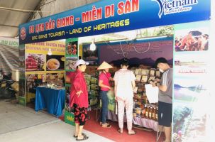 Bắc Giang quảng bá tại Hội chợ Thương mai - Du lịch Tuyên Quang năm 2022