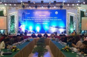 Trung tâm TTXTDL Bắc Giang tham dự Hội thảo“Xây dựng và quảng bá thương hiệu sản phẩm du lịch đặc thù của Nam Định” và Hội chợ Thương Mại - Du lịch Nam Định năm 2017