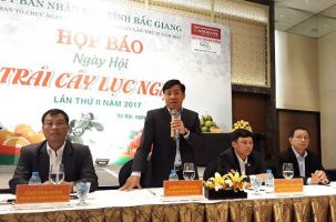 Bắc Giang họp báo về ngày hội trái cây Lục Ngạn lần thứ II năm 2017