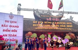 Khai mạc Lễ hội mở cửa rừng xã Hương Sơn huyện Lạng Giang năm 2024