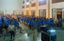 Phối hợp chiếu phim tuyên truyền tại Cơ sở Cai nghiện ma túy số 1 tỉnh Bắc Ninh