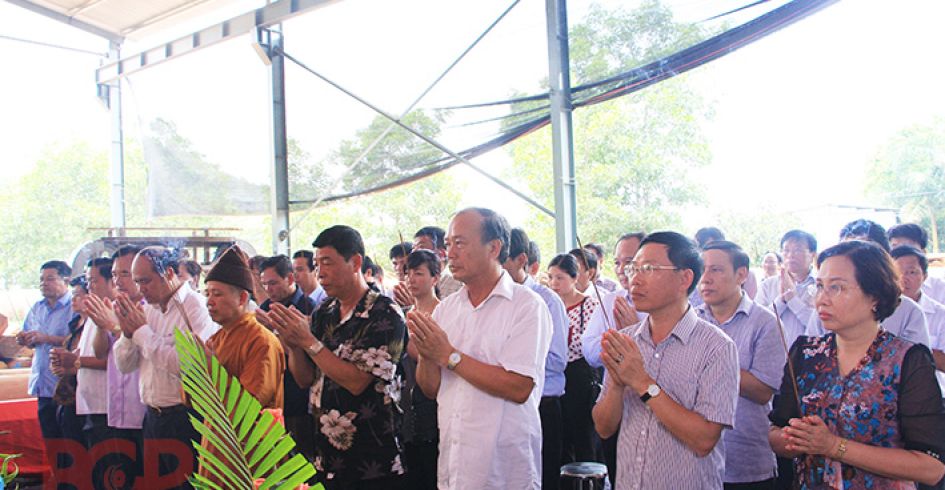 Lễ phạt mộc xây dựng Khu văn hoá tâm linh Tây Yên Tử