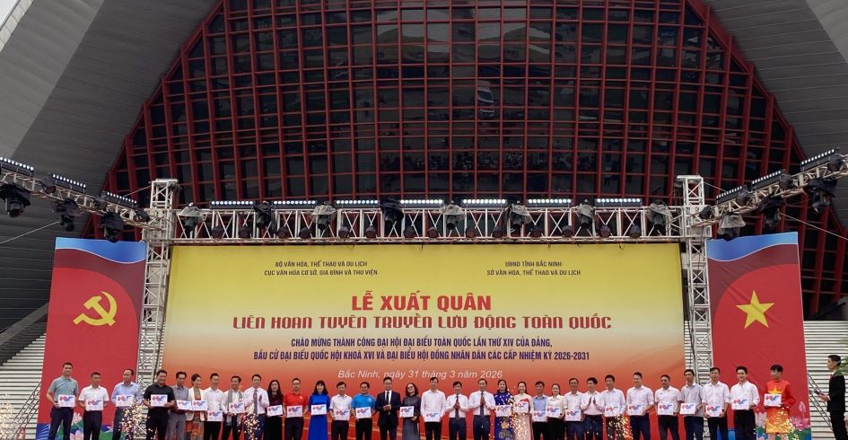 TỪ LỄ XUẤT QUÂN TẠI BẮC NINH ĐẾN KHAI MẠC LIÊN HOAN TẠI QUẢNG NINH – DẤU ẤN ĐẬM NÉT CỦA ĐOÀN KINH BẮC