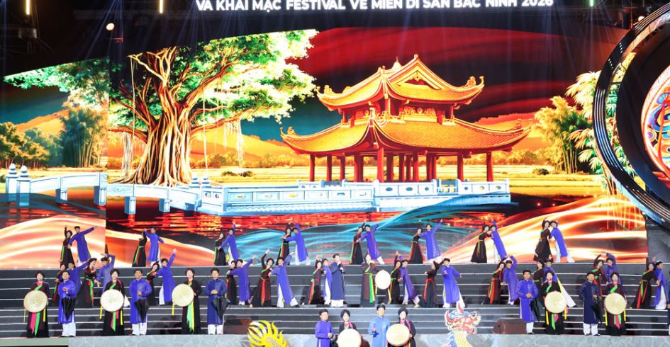 Tổng duyệt chương trình Lễ đón nhận Bằng của UNESCO và khai mạc Festival “Về miền di sản Bắc Ninh - 2026”