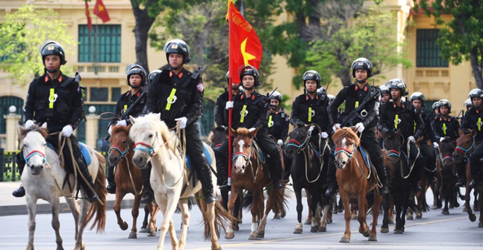 Đội kỵ binh thuộc Bộ Công an sẽ biểu diễn tại Lễ hội Yên Thế