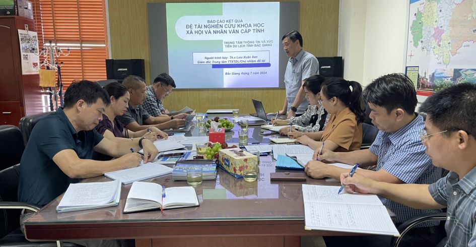 Hội nghị tự đánh giá nghiệm thu đề tài khoa học cấp tỉnh