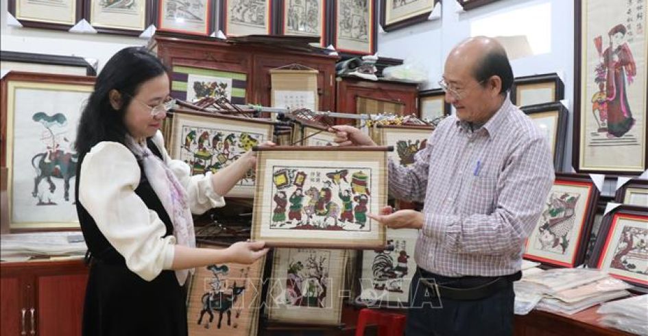 Hành trình đưa tranh dân gian Đông Hồ vươn ra thế giới
