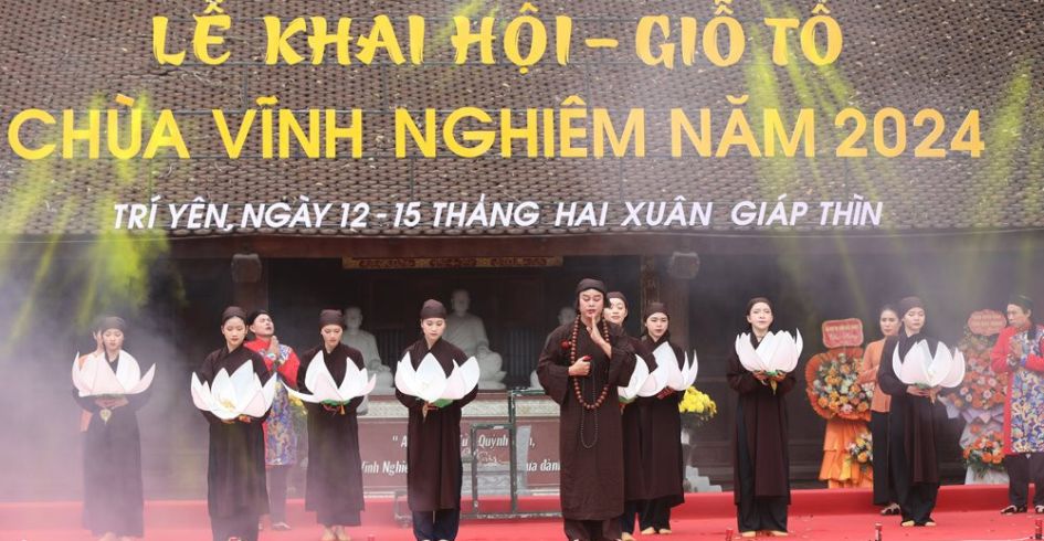 Bắc Giang: Nô nức Lễ khai hội - Giỗ tổ chùa Vĩnh Nghiêm 2024