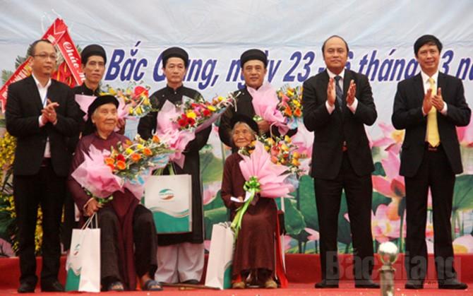 Liên hoan hát Quan họ Việt Yên, lễ hội chùa Bổ Đà, khai hội